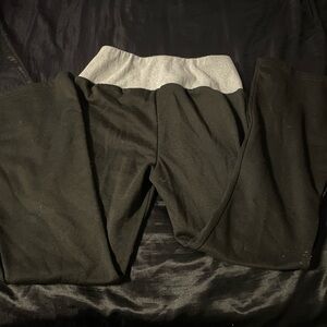Black and Gray Women's Pants